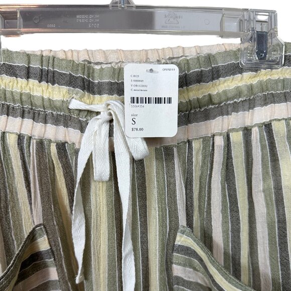 Free People Jones Wide Leg Khaki Green Combo S – NWT - Picture 2 of 6